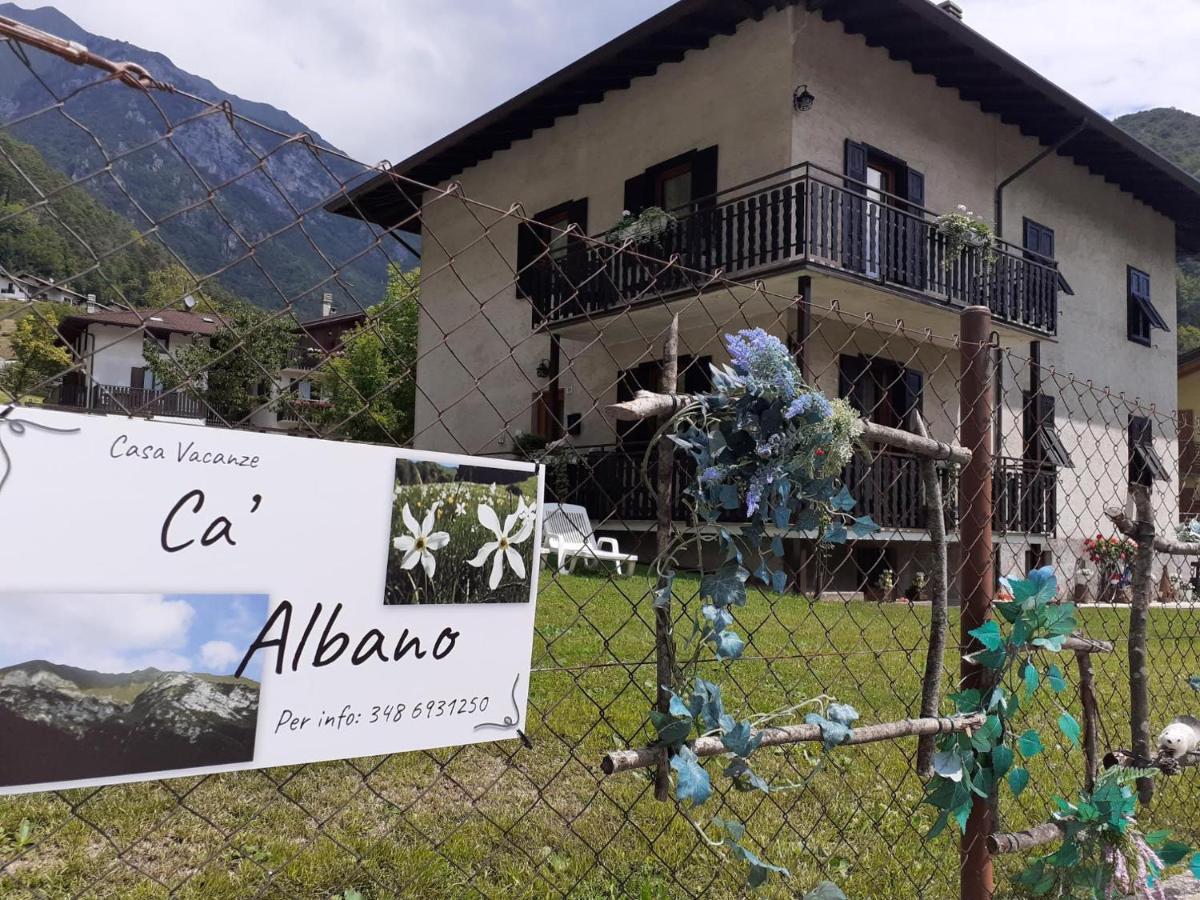メッツォラゴCa' Albanoアパートメント エクステリア 写真